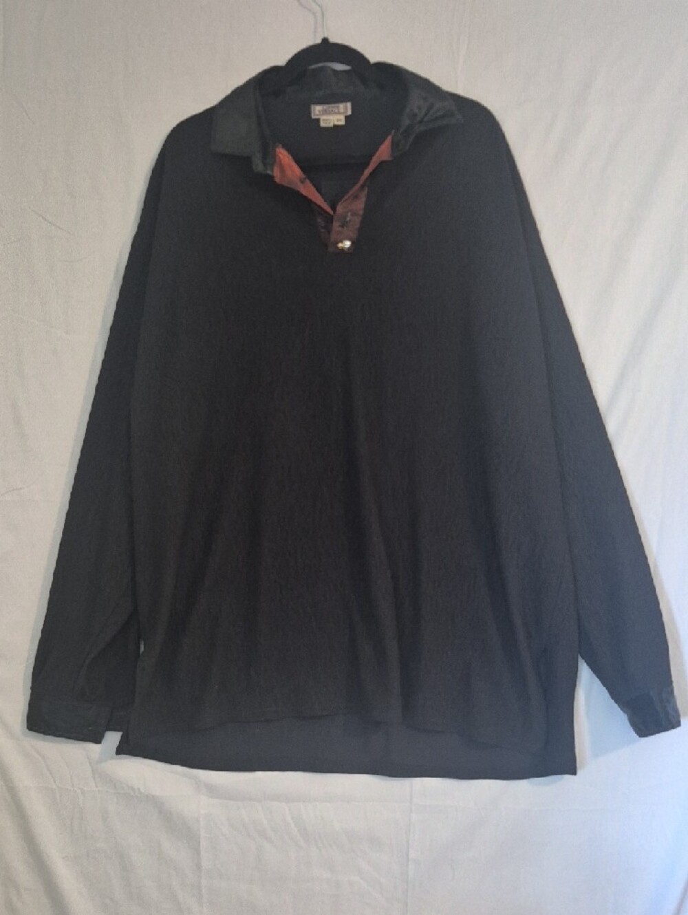 Gianni Versace Silk Top in Black - 2X